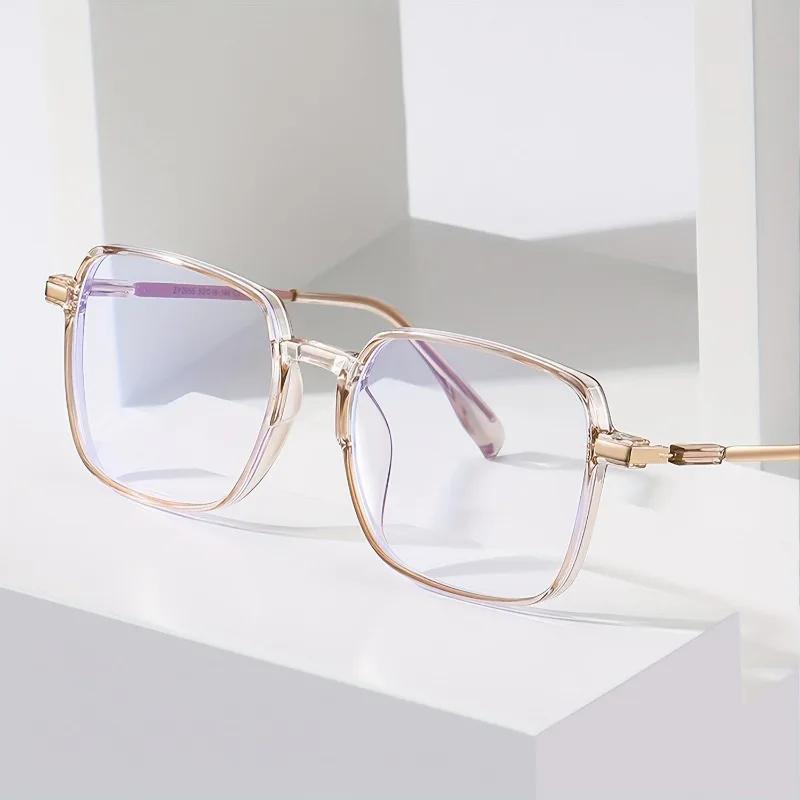 3 Pairs of Anti-blue Light  Reading Glasses Trendy Women's Makeup Artifact Large Frame Glasses Frame Fashion Reading Glasses