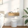 Wandregal mit Schubladen Artisan Eiche Optik 60 x 26,5 x 15 cm