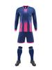 Speed Long Sleeve Football Uniform Set for Men, Women, and Children with Printed Numbers - Ideal for Training Camps and Team Matches.