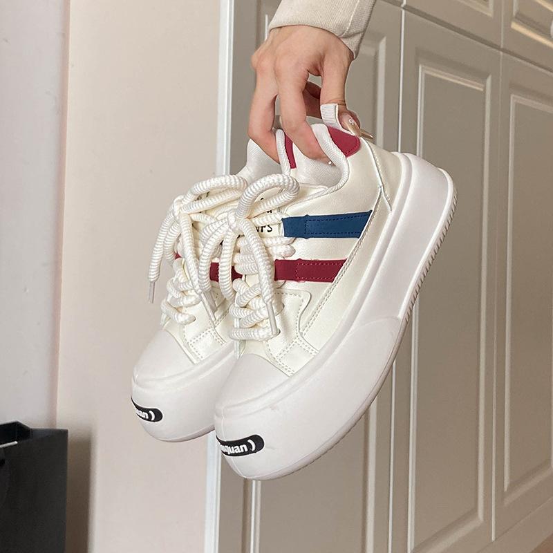 

2025 little white shoes children s autumn new Korean version ins female students leisure sports versatile board shoes street shot K1721 35