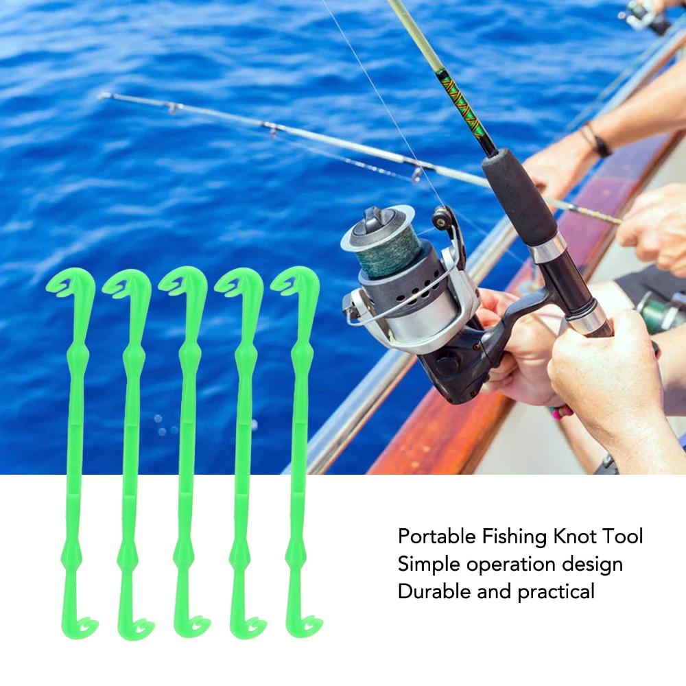6PCS Lightweight Hook Knot Tying Tool 16cm Lenght Fishing Knot Tool  for Anglers