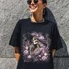 Spooky Lavender Floral Shirt, Dark Botanical Tee, Haunted Garden Halloween Shirt