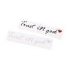 Trust In God Believe In God Rearview Mirror Stickers God Letter Stickers Are Suitable For All Kinds Of Cars And Motorcycles