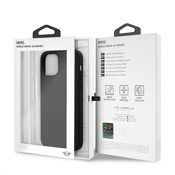 Etui do iPhone 12 Pro Max Mini Twarde Silicone Czarne