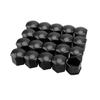 20 PIÈCES Cache de Protection d'Écrou de Moyeu de Roue de Voiture Anti-Poussière Décoration Encliquetable Plastique ABS