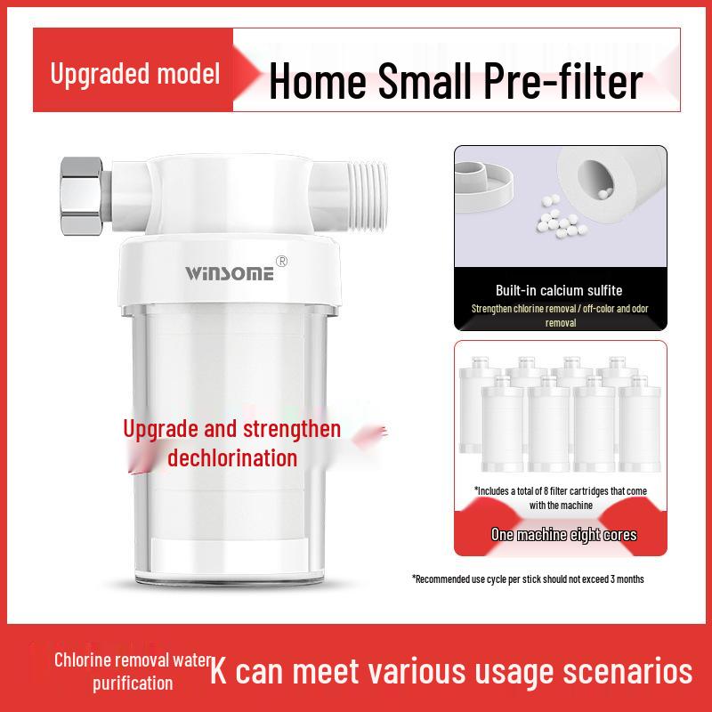 Water Filter for Heaters, Washers, Faucets, and Showers