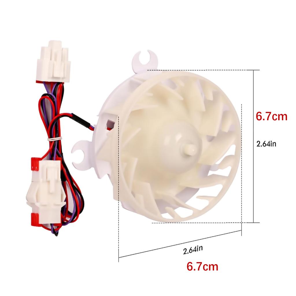 For LG Quiet Refrigerator Evaporator DC13V Fan Motor EAU64824401 for Kenmore Motor Replacement Component Fridge Condenser