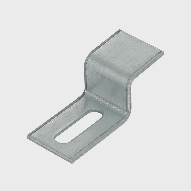 Vitmålat Justerbart Hörnupphängningsfäste för Badrumsskåpsinstallation