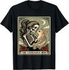 Chihuahua Mom Skeleton Dog Gothic Tarot Pet Lover Printed T-Shirt