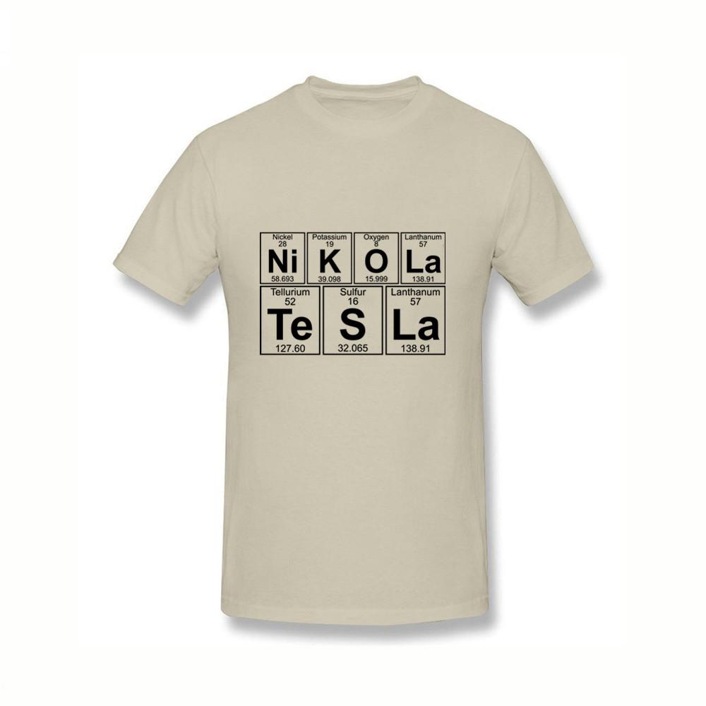 Ni K O La Te S La Slim Fit T Shirt Teenage Nikola Chemistry Funny 2XL