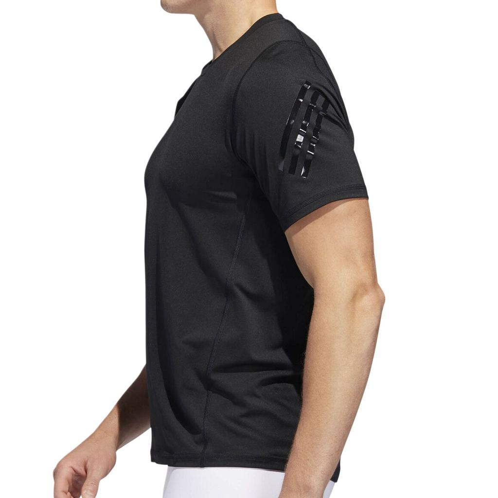 Adidas T Shirts Men's Black Crew Neck Moderate DZ8427