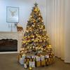 HEIXIE Luxury Flocked Snowfall Christmas Tree Set