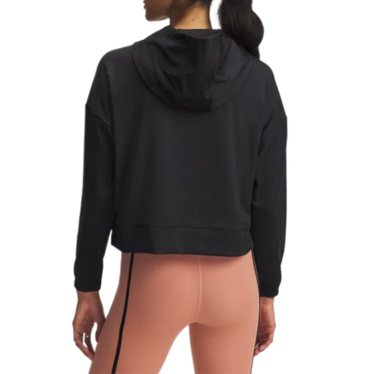 Under Armour Weicher Bequemer Minimalistischer Vielseitiger Hoodie Damen Hoodies Schwarz 1389784-001