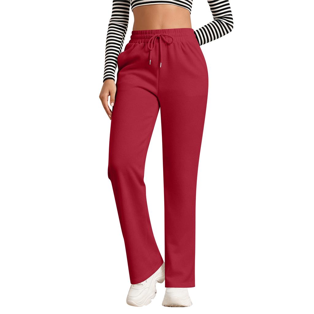 Pantaloni da Ginnastica Larghi da Donna - Foderati con Tasche - Jogger dalla Vestibilità Ampia per un Comfort Rilassato