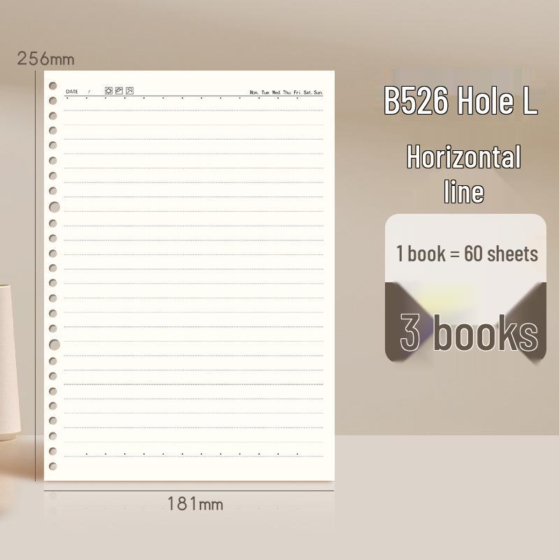 GoodNotes Refill: B5 Binder, A5 Replacement, A4 Loose-Leaf Notebook, Blank Grid Paper