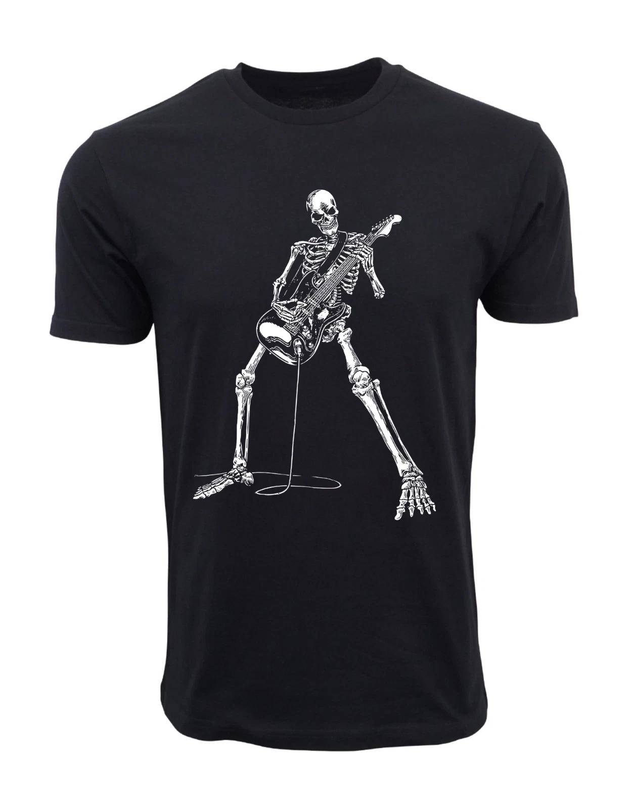 Unisex Adult Casual Music SKULLY ROCK T-Shirt Shirt S