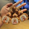 1/3/5/10/20PCS New Light-up Capybara Keychain Creative Lighted Capybara TV Type Bag Charm Children's Birthday Gift Holiday Gift
