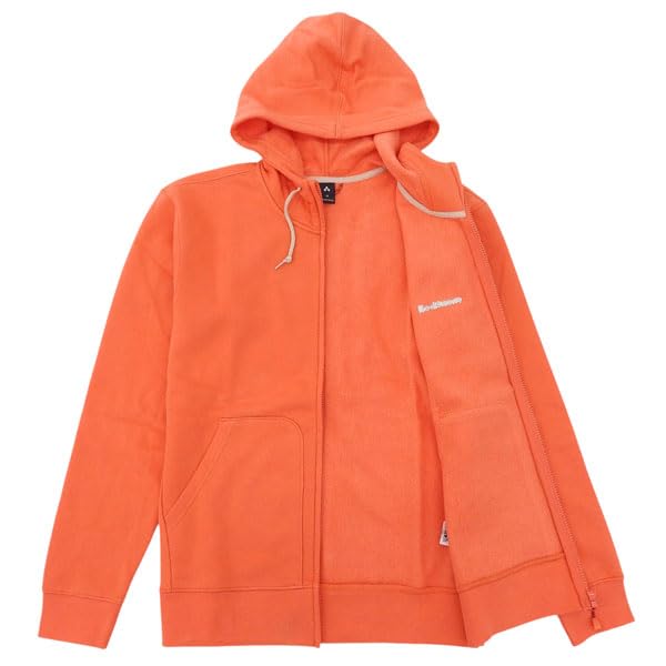 montbell men's relaxed wear cotton sweat zip parka 2104849 coral pink xl