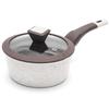 WANGYUANJI 16cm Milk Miso Soup Saucepan with Induction and Gas Milk Sauce Stock Easy To Perfect for Single Home Use Saucepan, Pot, Pot, Lid,