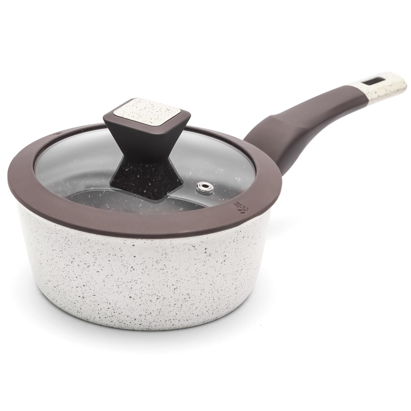 

WANGYUANJI 16cm Milk Miso Soup Saucepan with Induction and Gas Milk Sauce Stock Easy to Perfect for Single Home Use Saucepan, Pot, Pot, Lid, серый