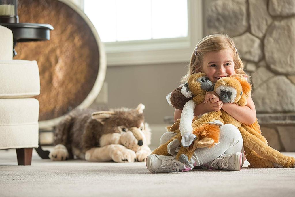 Wild Republic Hanging Lemur Plush W18 x D12 x H48cm Ring-Tailed Toy, (15261)