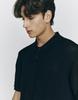 CONCEPTS1ONE Textured Short Sleeve Polo Knit Sweater 10055532/055532 [4Color]