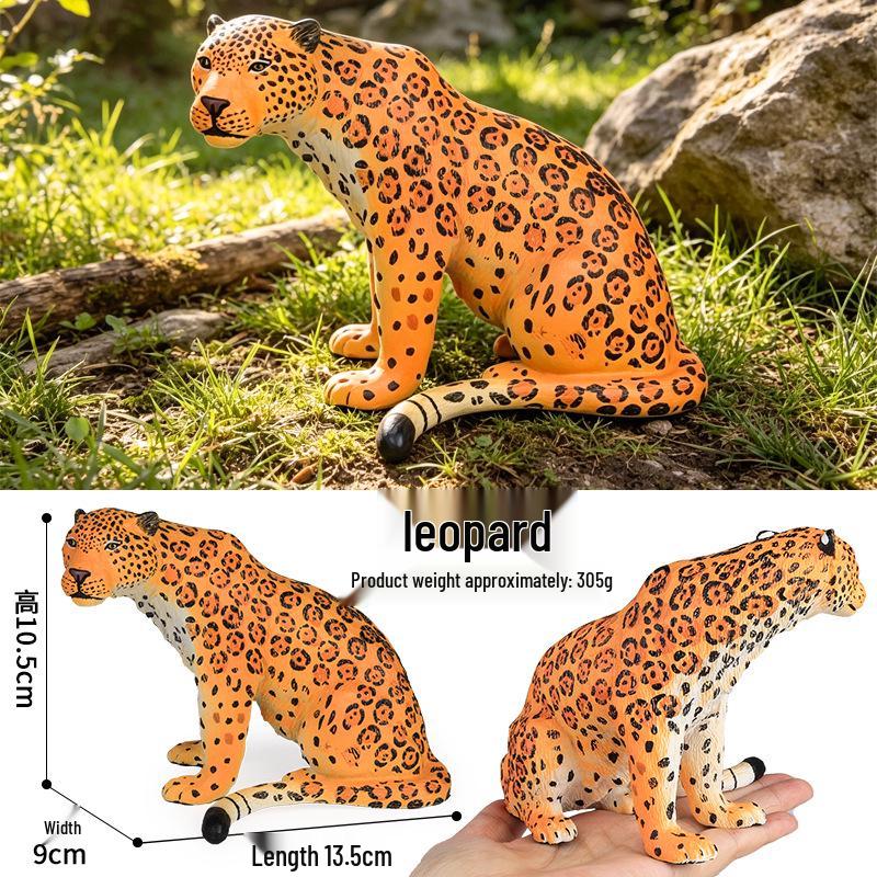 Siberian, Male, African, and White Tiger Cognitive Toy Set for Kids.