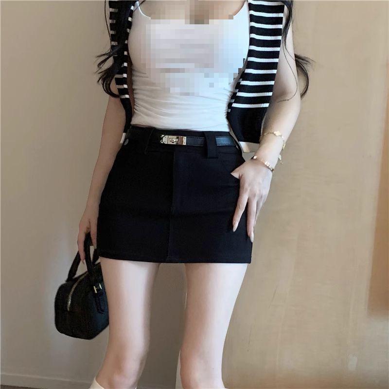 

Юбка цвета хаки с высокой талией: Короткая юбка-карандаш для женщин осень/зима с защитой от воздействия окружающей среды S