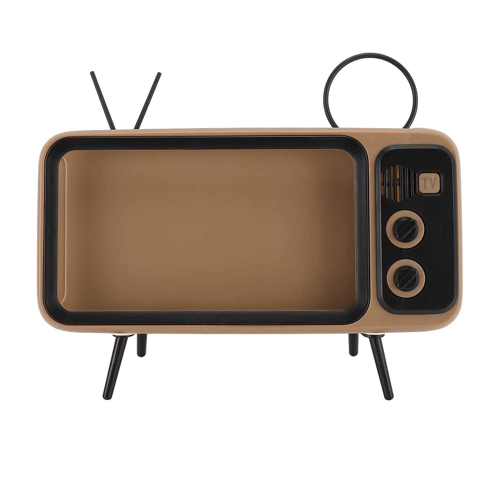 

Ретро ТВ Настольный держатель мобильного телефона ABS Милая декоративная подставка для телефона для учебы, гостиной, офиса