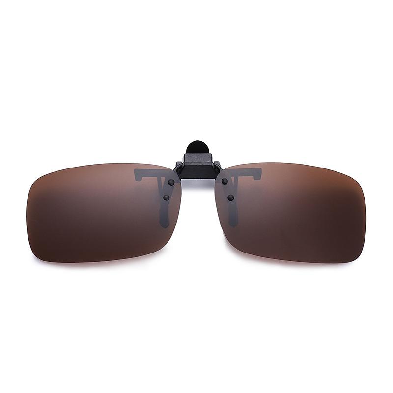 Yellow Clip On Sunglasses Polarized Night Vision Driving Glasses Anti Glare Uv400 Eyewear For Prescription Lens Men Women Use