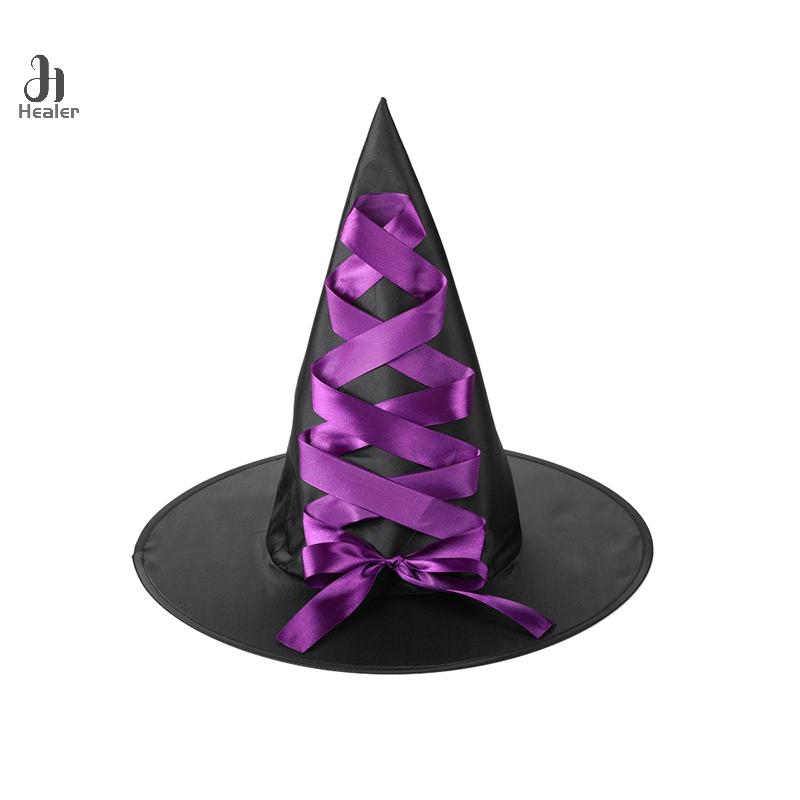 Halloween Hats Decoration Props Cosplay Witch Net Gauze Headwear Witch Halloween