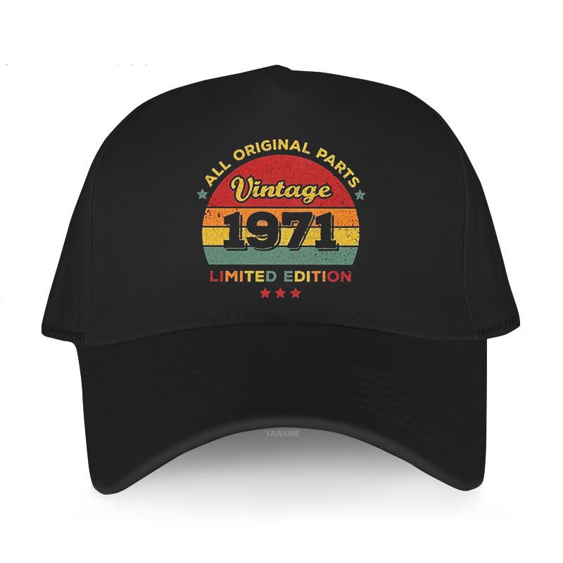 

Luxury golf Hat Unisex s Snapback Vintage 1971 Baseball Caps All yawawe Parts Graphic Hats forUnisex 51th Birthday Gift adult cap