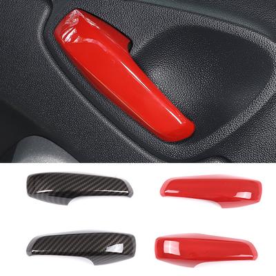 ABS Car Inner Door Handle Trim Covers Stickers Fit For Mercedes Benz Smart 451 Fortwo 2010-2015 Auto Interior