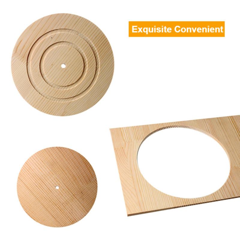 Woodworking Circle Cutting Jig for Electric Trimming Machine Wood Router Milling Circle Slotting Base DIY Tools with Scale Fence