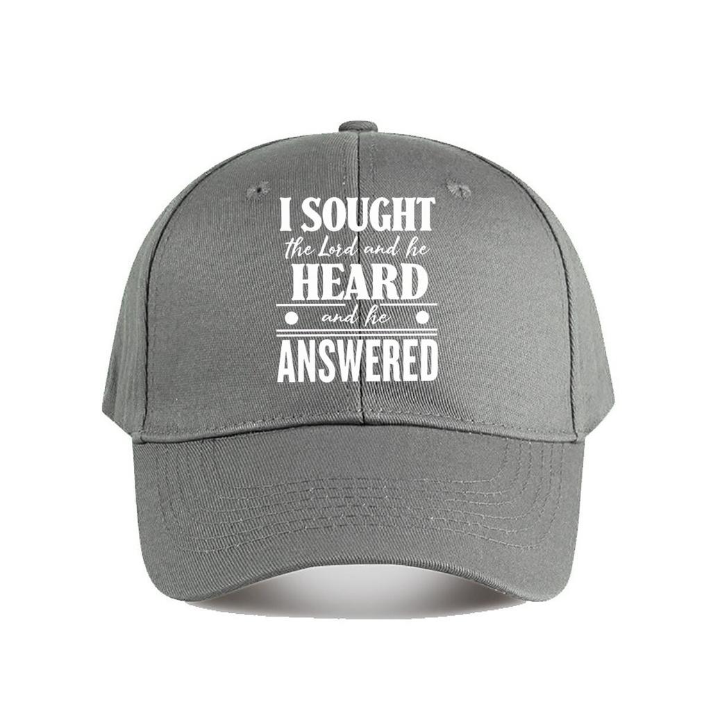 Inspirational Religious Quote Vinyl Sticker Baseball Cap Fashion Unisex Sunhat Womens Outdoor Sports