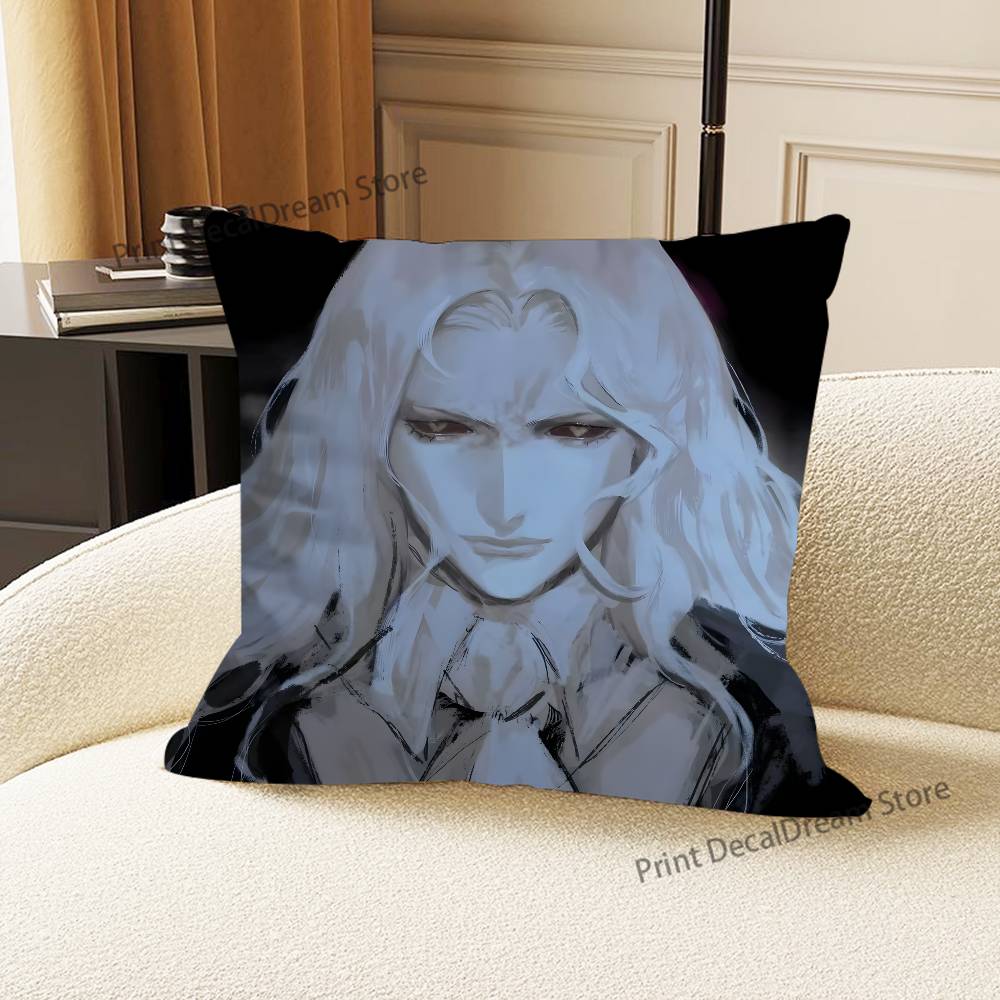 Game Anime A-Alucard Pillow Case For Sofa Decor Car Office Room Printing Cushion Cover Decorations and Protector