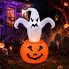 Halloween Inflatable Decoration Spooky Large Party Prop Scary Blow with Light for Patio Holiday