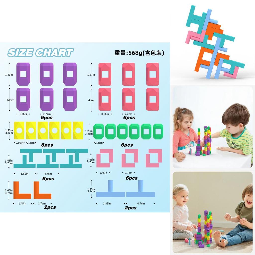 Silicone Building Blocks Toy For Kids Educational Diy Creative Play Set For Early Learning