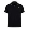 Belstaff Mens Logo Tipped Short-Sleeved Polo Shirt