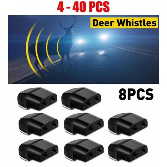 

Deer Animal Warning Whistles Whistle Safety Motorcycles Trucks 4 x 4-40X RVs US 4PCS