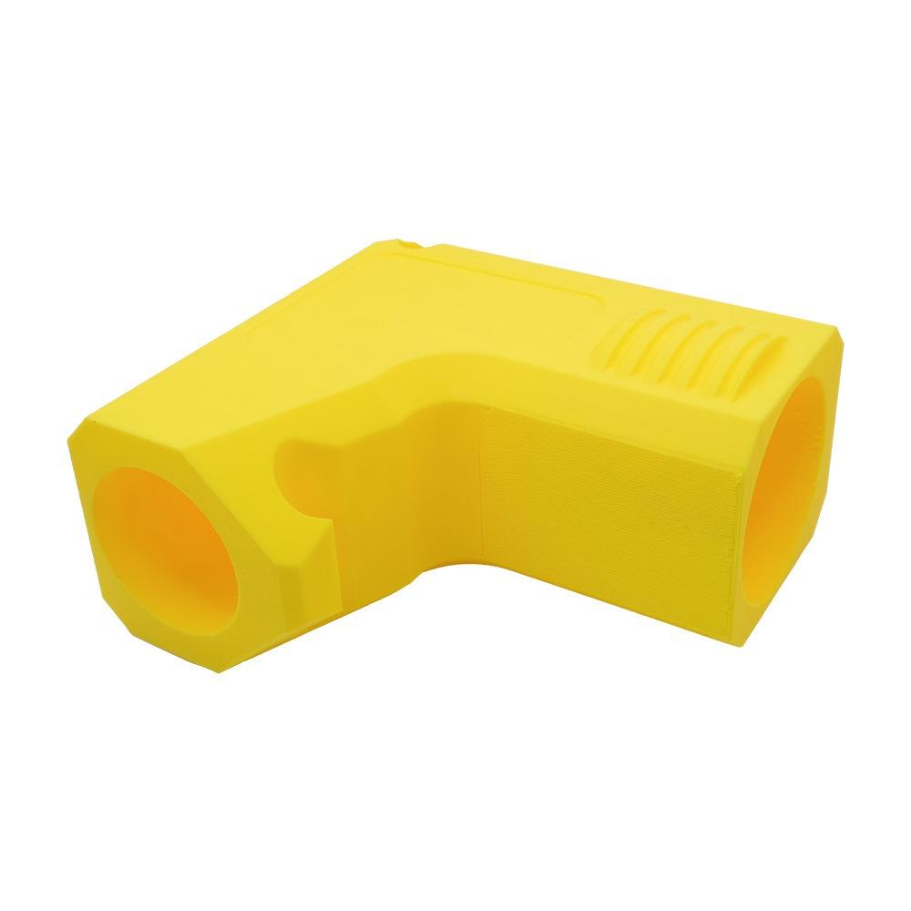 

Tool-Free Installation Saw Dust Collector Adapter Sawdust Extraction Connector Garage Workshop жовтий