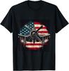 NEW LIMITED WW2 Warplane F4U Corsair Distressed American Flag Vintage TShirt Unisex T-Shirt