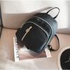 Stylish Women's Urban Chic Nylon Backpack Black Waterproof Lightweight Design