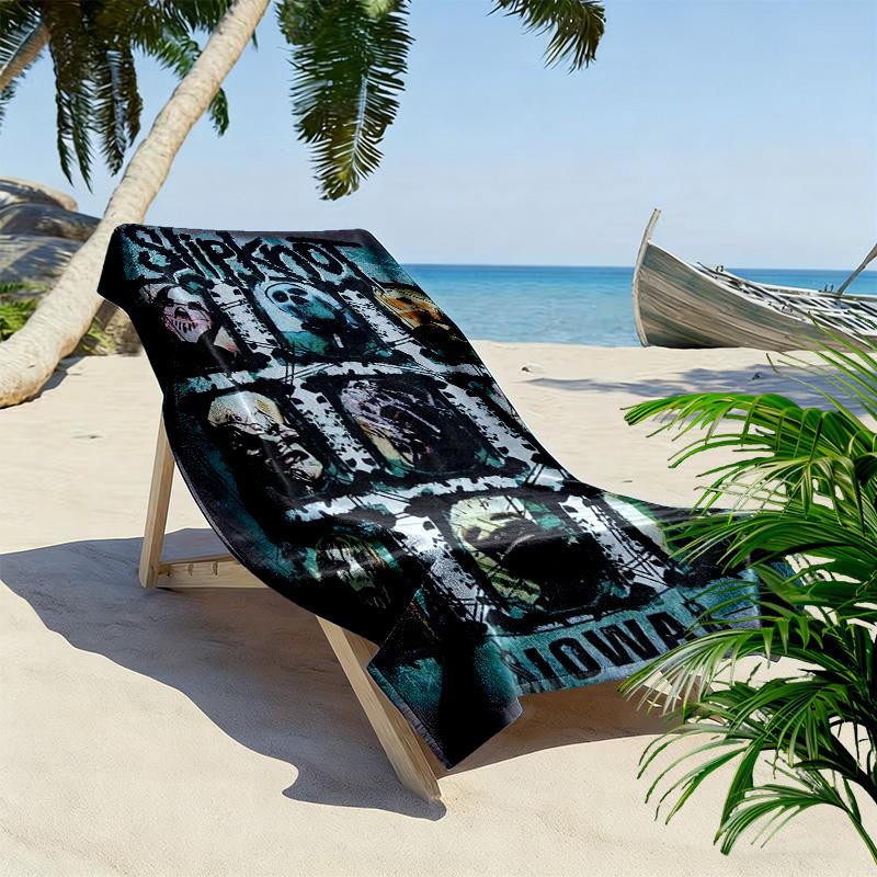 Slipknot: All Hope Gone beach towel Beach towel for vacation photos Outdoor camping Outdoor pool towel seaside Absorbent bath towel printing Comfort