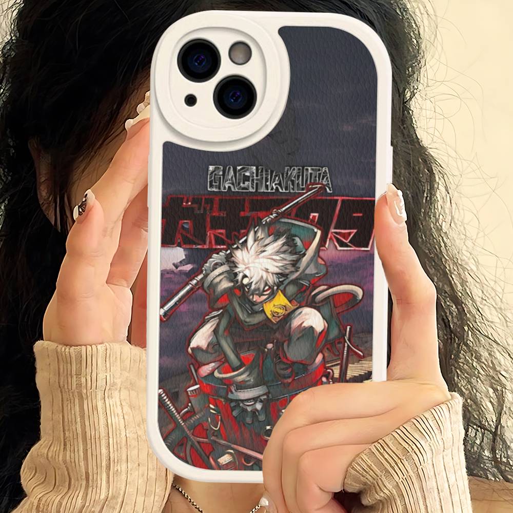 Combat Anime G-Gachiakuta Japanese Phone Case Hard Leather For IPhone 14 13 16 Mini 15 14 11 12 Pro Max Plus Fundas