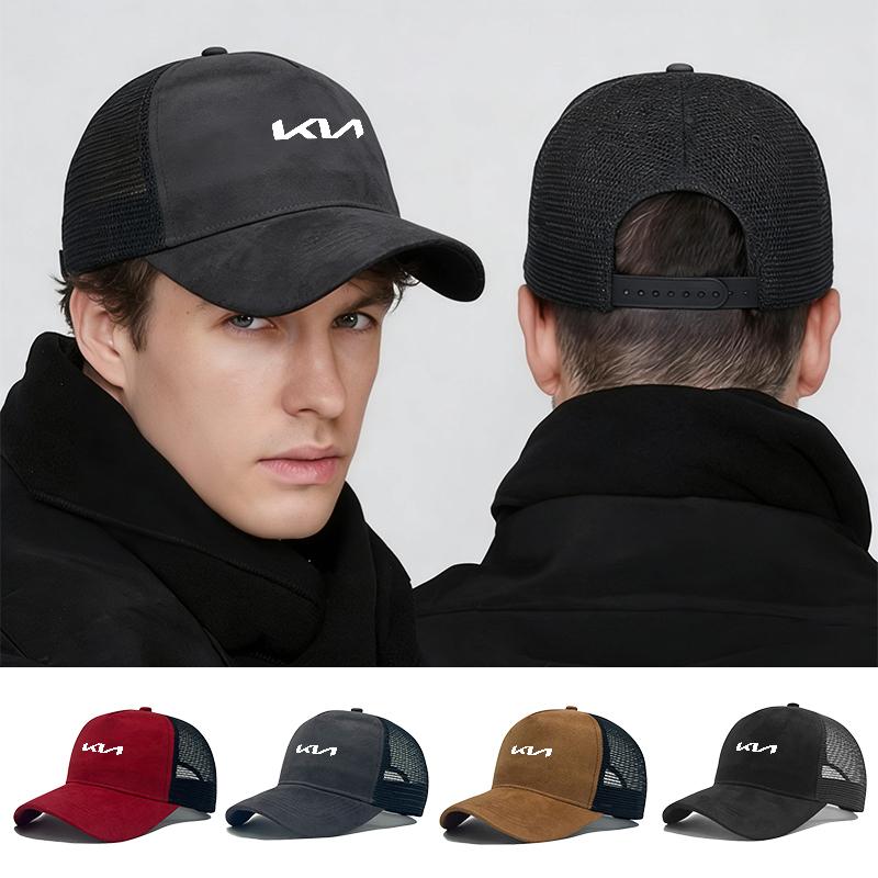 BYYIA1 4 Colors Baseball Net Caps Casual Adjustable Trucker Hat Outdoor For KIA Ceed Sorento K3 Rio Sportage Soul Picanto Trucker Caps