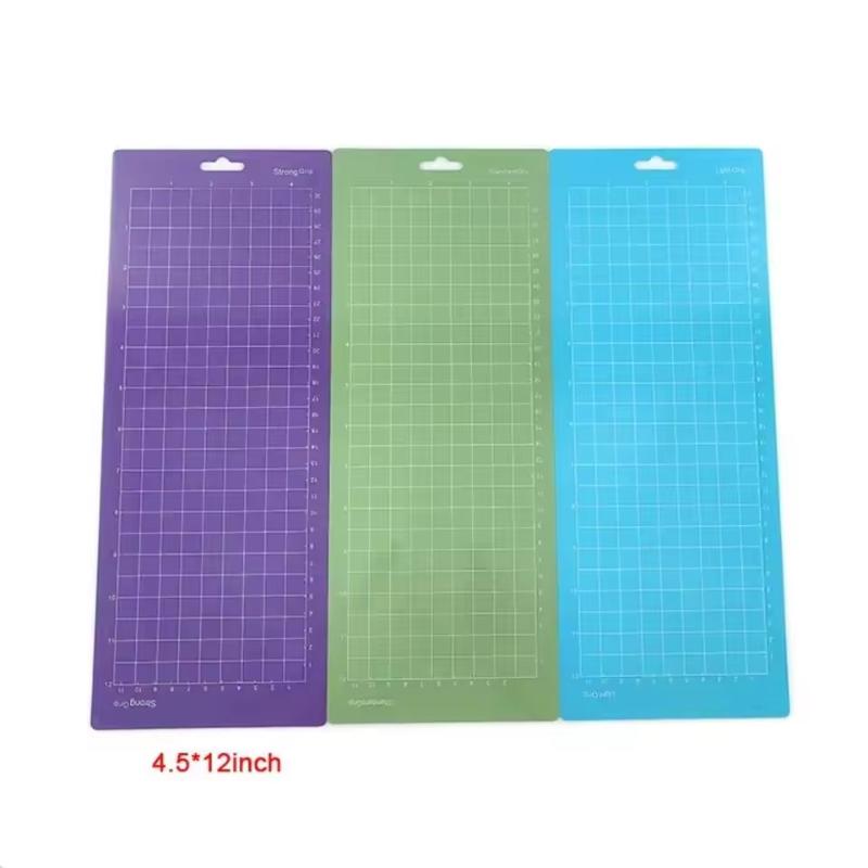 Light Grip Adhesive Cutting Mat 4.5In X 12In Machine Projects Compatible With Paper Cardstock Vellum Long-Lasting Adhesive