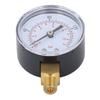 Axial Pressure Gauge 0 to 160Psi 0 to 11bar 18in NPT 2.0in Dial Pressure Meter for Air Water Fuel