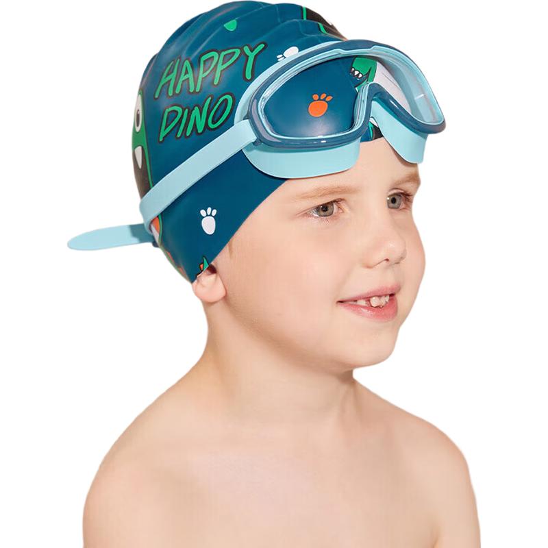 WATERTIME Kinder Wasserdichte Silikon-Badekappe
