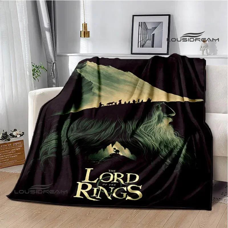 L-Lord of the Rings printed blanket Warm Flannel Blankets Soft and Comfortable Home Travel Blanket bed linings Birthday Gift